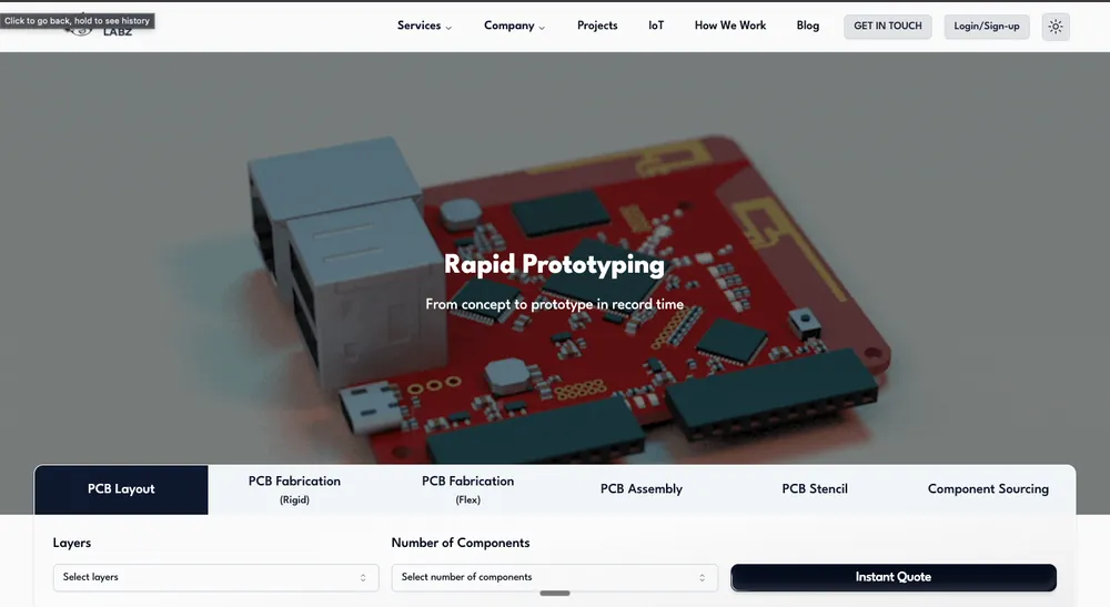 Strom Labz — product screenshot